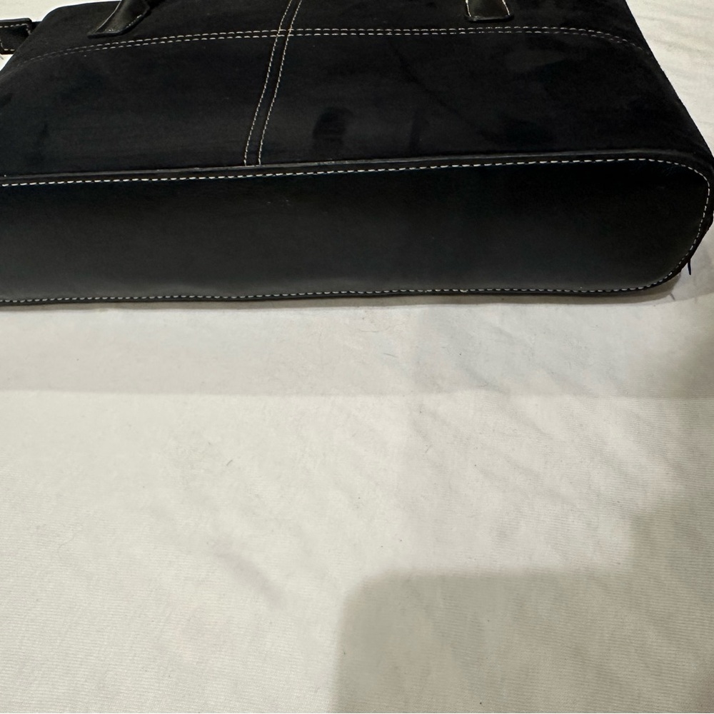 Vintage Kate Spade Black Suede 90’s Y2K Shoulder Bag some damaged to handle - Picture 6 of 16